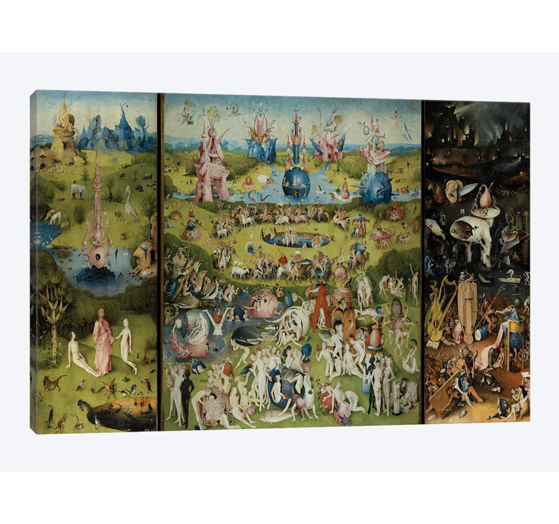 Astoria Grand Leinwandbild Der Garten der Lüste 1504 von Hieronymus